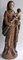 French Artist, Madonna and Child in Polychrome, 17th Century, Wooden Sculpture, Image 1
