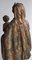 French Artist, Madonna and Child in Polychrome, 17th Century, Wooden Sculpture 8