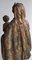French Artist, Madonna and Child in Polychrome, 17th Century, Wooden Sculpture, Image 8