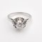 White Gold Solitaire Ring with Natural Diamond 5