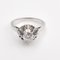 White Gold Solitaire Ring with Natural Diamond, Image 5