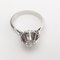 White Gold Solitaire Ring with Natural Diamond, Image 8