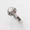 White Gold Solitaire Ring with Natural Diamond 2