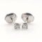 Earrings in 18K White Gold and Diamonds, Set of 2 2
