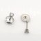 Earrings in 18K White Gold and Diamonds, Set of 2, Image 5