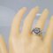 Ring aus 18 Karat Gelbgold und Silber mit Diamanten 7