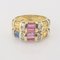 Ring aus 18 Karat Gelbgold mit Diamanten 5