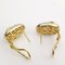 18K Yellow Gold Earrings Embellished with Diamonds, Set of 2 5