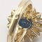 14 Karat Yellow Gold Ring with Sapphires and Diamonds 9