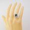 14 Karat Yellow Gold Ring with Sapphires and Diamonds 10