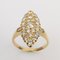 Anillo en oro amarillo de 18 quilates y diamantes, Imagen 1