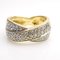 Ring aus 18 Karat Gelbgold und 9 Karat Diamant 1