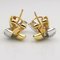 18K Yellow Gold Earrings with Diamonds, Set of 2 5