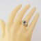 18K Yellow Gold Ring with Sapphire and Diamonds, Image 9