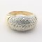 18K Yellow Gold Ring with Diamonds 7