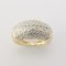 18K Yellow Gold Ring with Diamonds, Image 2