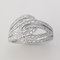18K White Gold Ring with Diamonds, Image 2