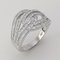 18K White Gold Ring with Diamonds 4