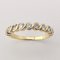 18K Yellow Gold Wedding Band with Diamonds 2