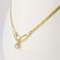 18K Yellow Gold Necklace with Zirconium and Diamonds 3