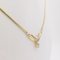 18K Yellow Gold Necklace with Zirconium and Diamonds, Image 2