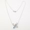 18K White Gold Necklace with Diamonds, Image 1