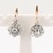 Earrings in 18K Rose Gold and Platinum with Diamonds, Set of 2 6