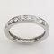 American Wedding Ring in 18K White Gold with Diamonds 1