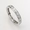 American Wedding Ring in 18K White Gold with Diamonds 2