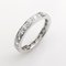 American Wedding Ring in 18K White Gold with Diamonds, Image 3