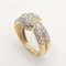 18 Carat Yellow Gold Ring with Diamonds, Image 2