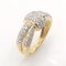 Bague en Or Jaune 18 Carats avec Diamants 3