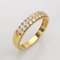 18 Carat Yellow Gold Ring with Diamonds 4