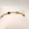 18 Carat Yellow and White Gold Bracelet with Semi Precious Stones 6