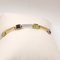 18 Carat Yellow and White Gold Bracelet with Semi Precious Stones, Image 6