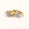 Earrings in 18 Carat Yellow Gold and Diamonds, Set of 2 2