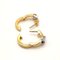 Boucles d'Oreilles en Or Jaune 18 Carats et Diamants, Set de 2 3