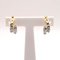 Earrings in 18 Carat Yellow Gold and Diamonds, Set of 2 5