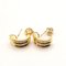 Earrings in 18 Carat Yellow Gold and 0.32 Diamonds, Set of 2 4