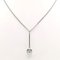 Collier pendentif en or blanc 18 carats 4