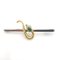 Antique Two-Tone 18K Gold Brooch with an Emerald and Diamonds 1