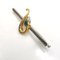 Antique Two-Tone 18K Gold Brooch with an Emerald and Diamonds 2