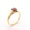 18 Carat Yellow Gold Ring with a Garnet 5