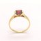 18 Carat Yellow Gold Ring with a Garnet 8
