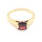 18 Carat Yellow Gold Ring with a Garnet, Image 4