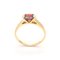 18 Karat Gelbgold Ring mit Granat 1