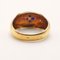 18K Yellow Gold Ring with Sapphires and Diamonds 6