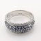18 Carat White Gold Ring with Sapphires and Diamonds 2