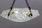 French Art Deco White Glass Pendant Light by Loys Lucha, 1930s 9