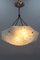 French Art Deco White Glass Pendant Light by Loys Lucha, 1930s, Image 12